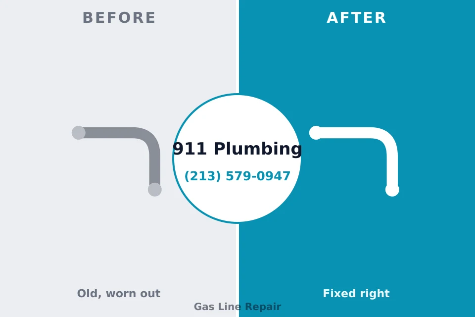 Before and after: plumbing repair Martinsville, VA